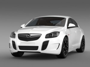 opel insignia opc 2009 2013 3D Модель