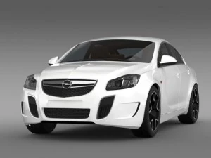 opel insignia opc 2009 2013 3D Model