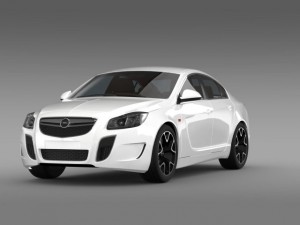 opel insignia opc 2009 2013 3D Модель