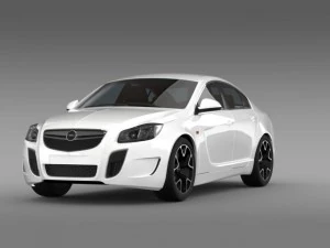 opel insignia opc 2009 2013 3D Model