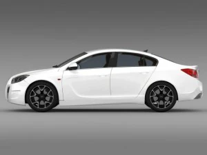 opel insignia opc 2009 2013 3D Model