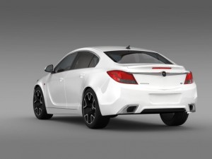 opel insignia opc 2009 2013 3D Модель