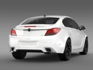 opel insignia opc 2009 2013 3D Model