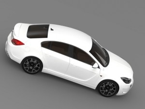 opel insignia opc 2009 2013 3D Модель