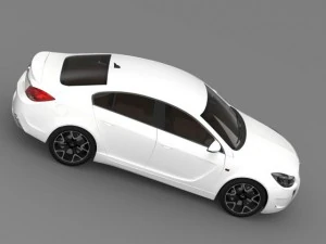 opel insignia opc 2009 2013 3D Model