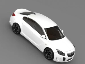 opel insignia opc 2009 2013 3D Model