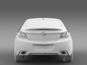 opel insignia opc 2009 2013 3D Model