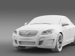 opel insignia opc 2009 2013 3D Model