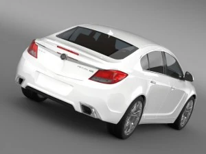 buick regal gs 20112013 3D Model