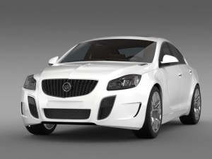 buick regal gs 20112013 3D Model