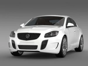 buick regal gs 20112013 3D Model