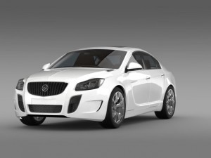 buick regal gs 20112013 3D Model