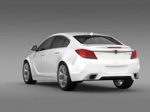 buick regal gs 20112013 3D Model