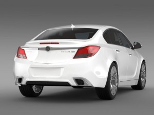 buick regal gs 20112013 3D Model