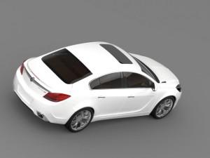buick regal gs 20112013 3D Model