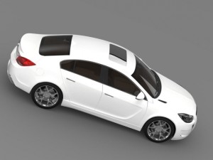 buick regal gs 20112013 3D Model