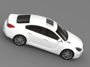 buick regal gs 20112013 3D Model