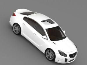 buick regal gs 20112013 3D Model