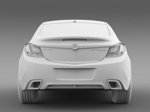 buick regal gs 20112013 3D Model