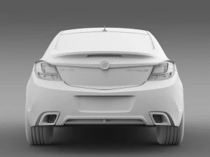 buick regal gs 20112013 3D Model