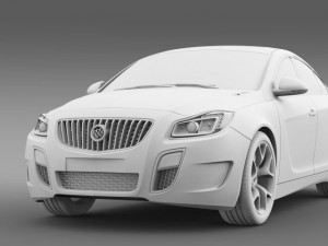 buick regal gs 20112013 3D Model