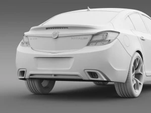 buick regal gs 20112013 3D Model