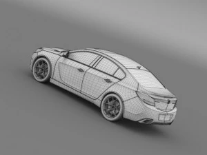 buick regal gs 20112013 3D Model