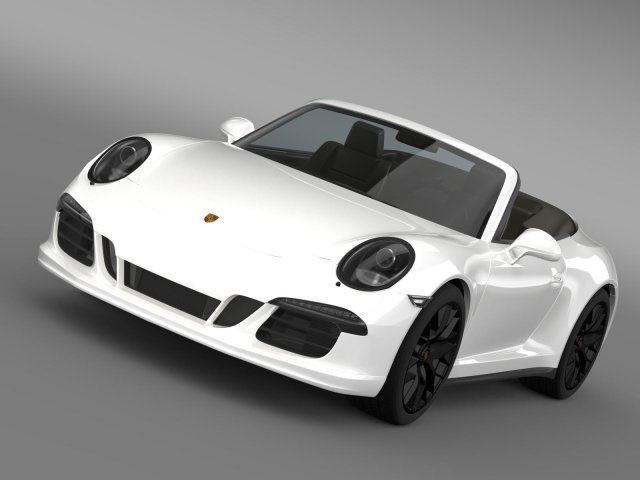 porsche 911 carrera 4 gts cabriolet 991 2015 3D मॉडल .c4d .max .obj .3ds .fbx .stl .blend 