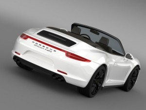 porsche 911 carrera 4 gts cabriolet 991 2015 3D मॉडल