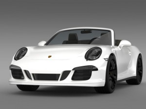 porsche 911 carrera 4 gts cabriolet 991 2015 3D मॉडल