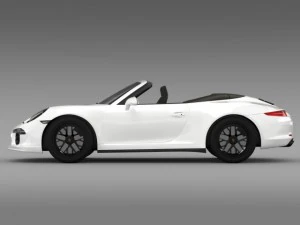 porsche 911 carrera 4 gts cabriolet 991 2015 3D Model
