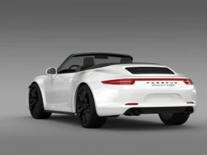 porsche 911 carrera 4 gts cabriolet 991 2015 3D Model