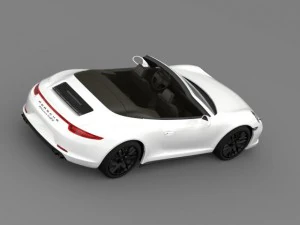 porsche 911 carrera 4 gts cabriolet 991 2015 3D Model