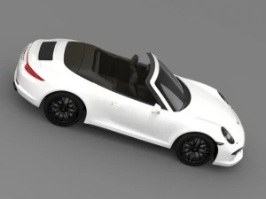 porsche 911 carrera 4 gts cabriolet 991 2015 3D Model