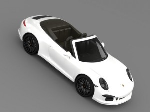 porsche 911 carrera 4 gts cabriolet 991 2015 3D मॉडल