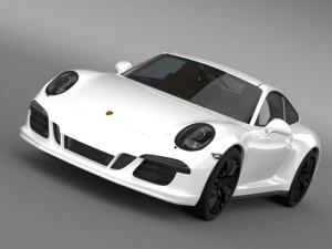 porsche 911 carrera 4 gts cupê 991 2015 Modelo 3D