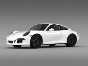 porsche 911 carrera 4 gts coupe 991 2015 3Dモデル