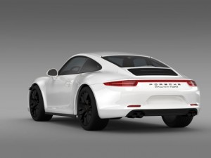 porsche 911 carrera 4 gts coupe 991 2015 3Dモデル