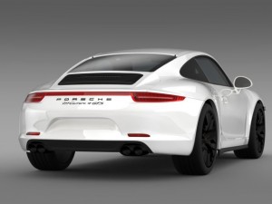 porsche 911 carrera 4 gts coupe 991 2015 3Dモデル