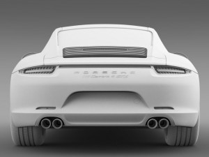 porsche 911 carrera 4 gts coupe 991 2015 3Dモデル