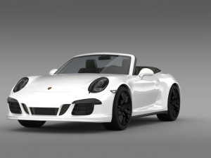 porsche 911 carrera gts cabriolet 991 2015 Modèle 3D