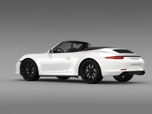 porsche 911 carrera gts cabriolet 991 2015 3D Model