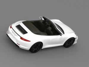porsche 911 carrera gts cabriolet 991 2015 3D Model