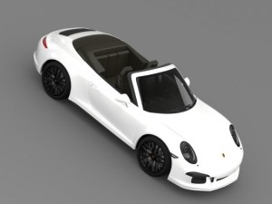 porsche 911 carrera gts cabriolet 991 2015 Modèle 3D