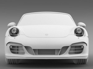 porsche 911 carrera gts cabriolet 991 2015 Modèle 3D