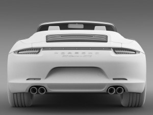 porsche 911 carrera gts cabriolet 991 2015 Modèle 3D