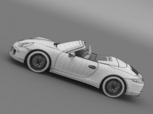 porsche 911 carrera gts cabriolet 991 2015 Modèle 3D