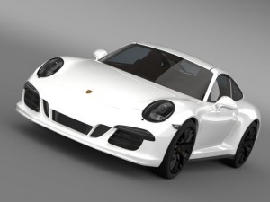 porsche 911 carrera gts coupe 991 2015 3Dモデル