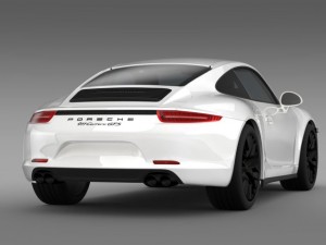 porsche 911 carrera gts coupe 991 2015 Modèle 3D