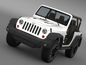 jeep wrangler rubicon 10th anniversary 2014 3D Model